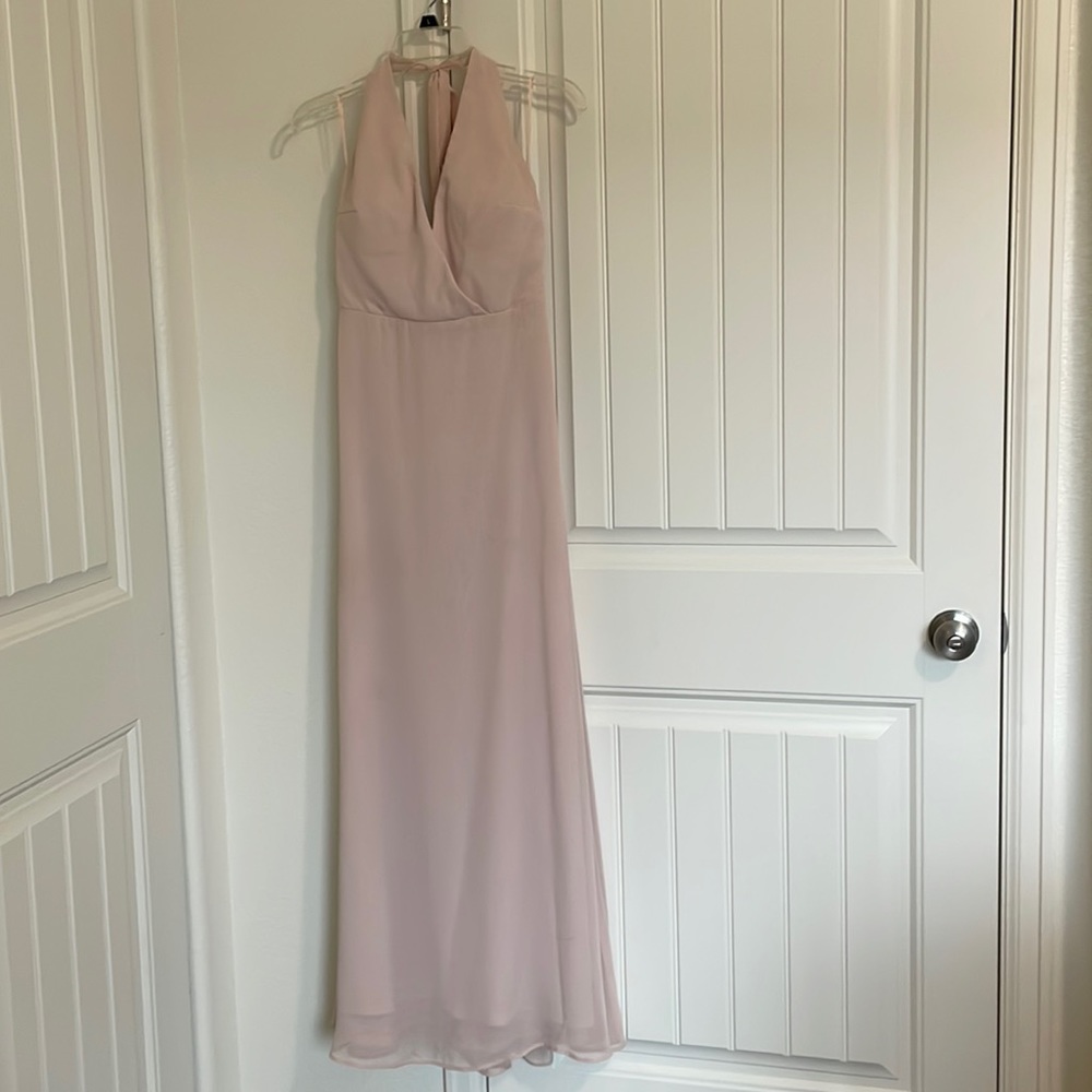 Birdy Grey Moni Convertible bridesmaid Dress in Pale Blush